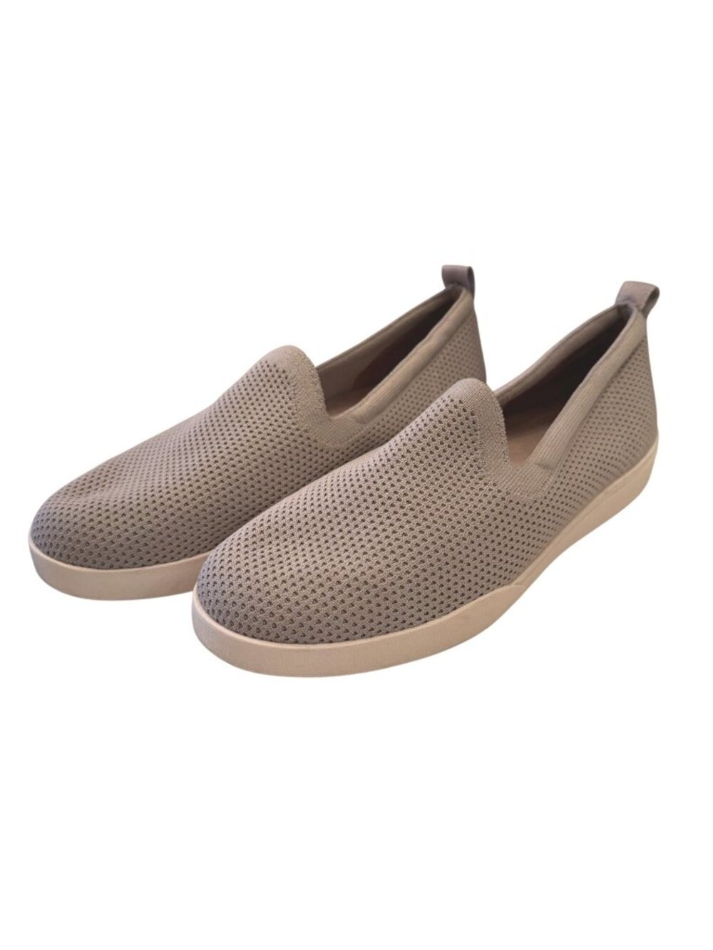 Abeo Encore Knit Size 8.5 Women’s Slip On Sneaker Taupe EUC Arch Support Ortho